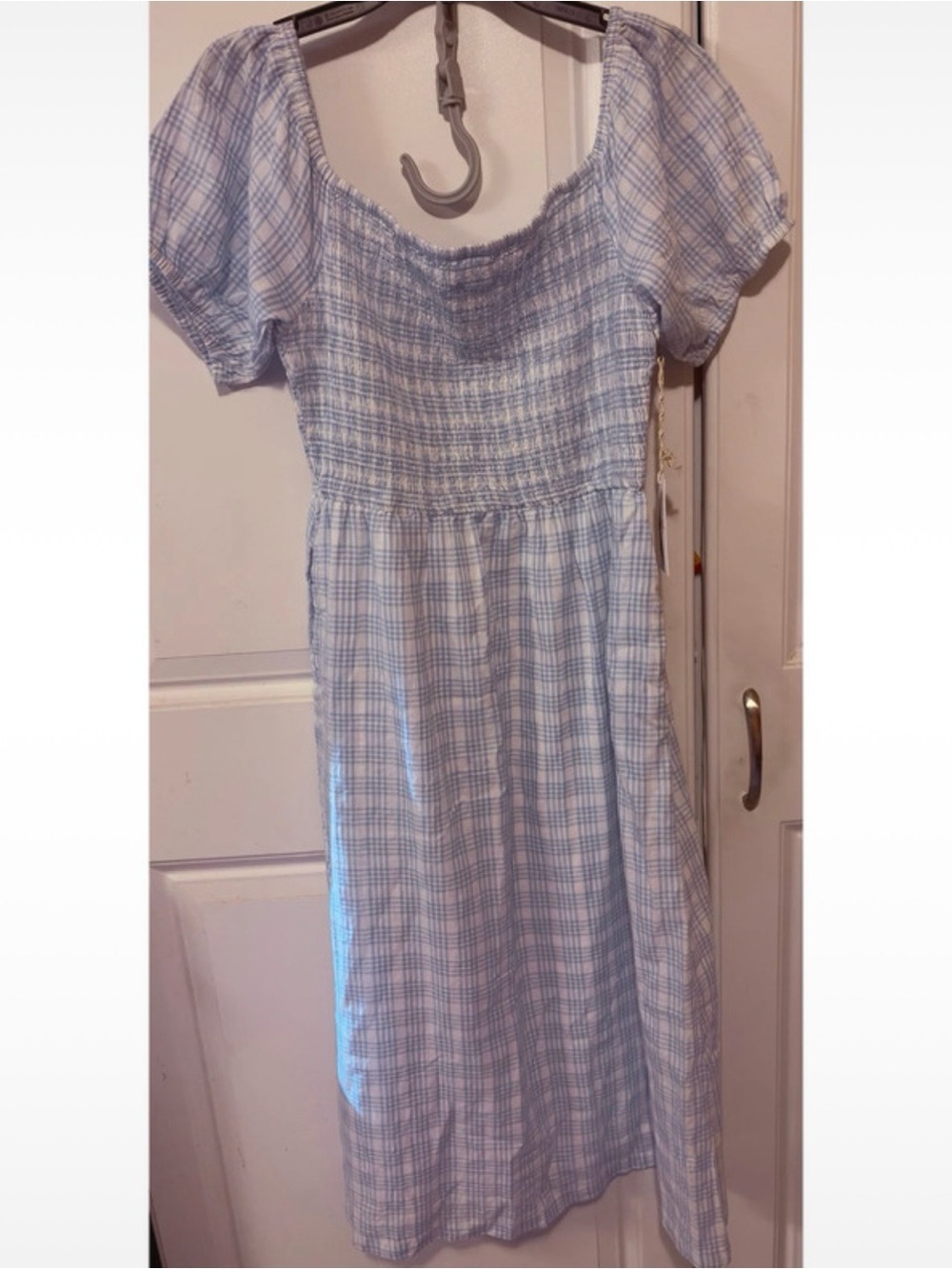 Jessica Simpson Plaid Midi Dress Size M